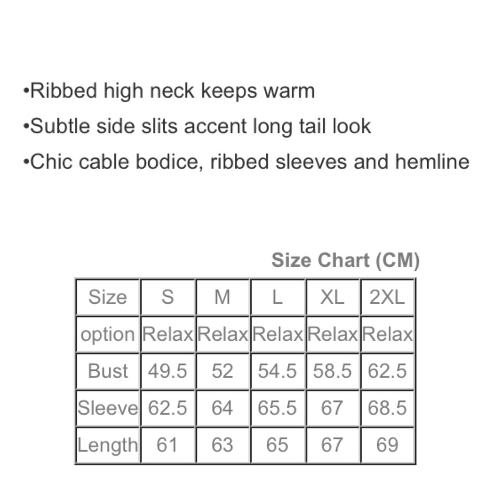 🎉HPx3🎉⚠️ 1 LEFT•Gray Turtleneck Cable Sweater - Picture 4 of 5